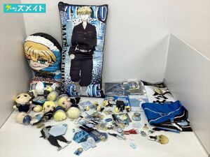 【同梱不可/現状】 東京リベンジャーズ グッズ まとめ売り キャラ分け 松野千冬 缶バッジ ぬいぐるみ クッション アクキー アクスタ 他