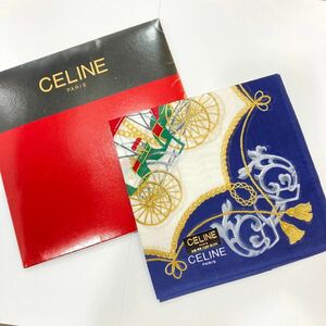 1円〜 未使用保管品 CELINE セリーヌ ブランド ハンカチ 