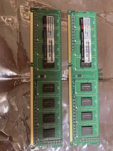 【1円〜出品】DDR3-1600　PC3-12800　CFD販売 W3U1600PS-4G　８GB（4GB×2）