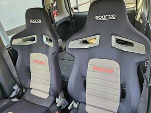 SPARCO スパルコ R333 セミパケットシート 運転席側、補助席の二点セット