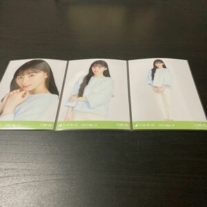 川﨑桜　乃木坂46 公式生写真　会場限定　3種コンプ　フェイクファー