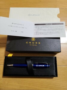 [ unused ] LEXUS twist ballpen Bayley CROSS made Lexus collection 