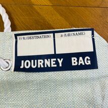 1円〜　JOURNEY BAG トラベルバック　名札付き　麻袋_画像4