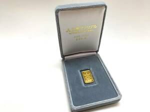 [Бесплатная доставка] K24 Mitsubishi Materials 5G 999,9 Pure Gold Fine Gold Investment