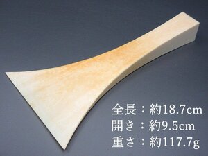 XW201★高級 三味線 バチ / 全長18.7cm 開き9.5cm 重さ117g / 三線 三弦 撥 弦楽器 和楽器 伝統楽器 三味線小物