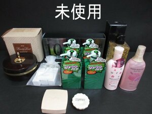 XA804△ボディ ヘア用品/パフュームパウダー/全身用保湿化粧水/シャンプー/コンディショナー/アロマキャンドル など/ 計12点 / 未使用