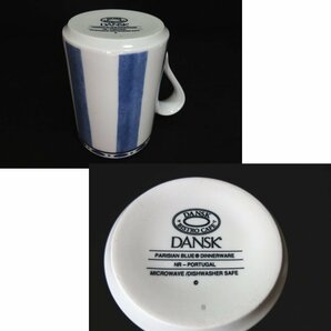 XA958△ダンスク/DANSK/ビストロカフェ/ マグカップ / 口径5x高さ10cm / ガラスボール / 直径11.5x高さ6cm / 計6点 / まとめ売り / 未使用の画像5