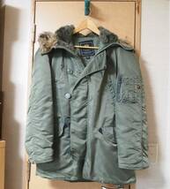 Alpha Industries TYPE N-3B MIL-J-6279 SMALL MADE IN U S A_画像1
