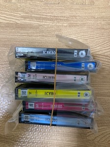 新品未開封品　純正インク EPSON エプソン IC6CL80 とうもろこし 6色 増量　未使用　エプソン80