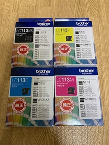 新品未開封　ブラザー工業 【brother純正】インクカートリッジ4色パック LC113-4PK ③