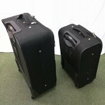 R128d [セット] Samsonite サムソナイト SMU 3PC SET スーツケース ソフトキャリー ブリーフケース 計3点 ブラック | KX_画像3