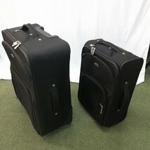 R128d [セット] Samsonite サムソナイト SMU 3PC SET スーツケース ソフトキャリー ブリーフケース 計3点 ブラック | KX_画像2