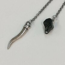 A434a [人気] Andrea D'AMICO アンドレアダミコ ネックレス シルバー COLLANA AMBRA+PIASTRA SILVER アクセサリー | G_画像5