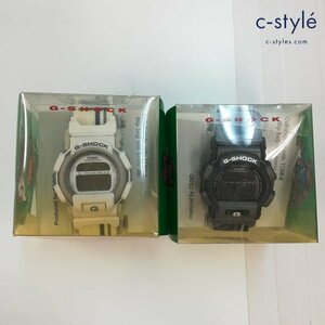 A449a [セット] CASIO カシオ G-SHOCK 腕時計 DW-003C-7T ホワイト DW-003C-1T ブラック | ファッション小物 P