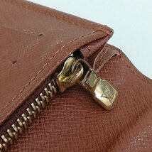 A621a [人気] LOUIS VUITTON ルイヴィトン モノグラム ポルトフォイユ・ブラザ 長財布 ブラウン M66540 フランス製 | ファッション小物 D_画像7