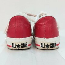 A544b [人気] CONVERSE コンバース ONE STAR J RED スニーカー 4・1/2 レッド ワンスター 靴 レディース | シューズ G_画像6