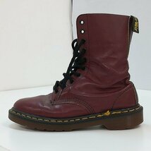 A554b [人気] Dr.Martens ドクターマーチン 8ホールブーツ チェリーレッド 英国製 | シューズ N_画像2