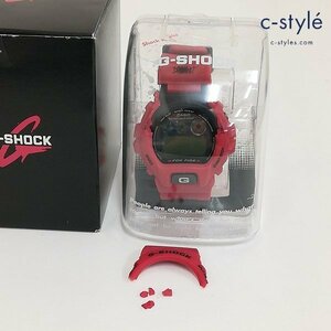 A715a [難あり] CASIO カシオ G-SHOCK 腕時計 レッド DW-6900 H-4T クォーツ | ファッション小物 D