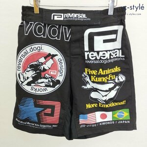 D267a [人気] reversal リバーサル ALL STAR FIGHT PANTS M ブラック オールスター ファイトパンツ 格闘技 | ボトムス K