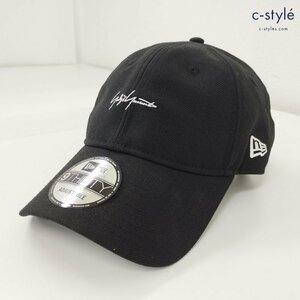 A421b [コラボ] Yohji Yamamoto × NEW ERA 9THIRTY キャップ ブラック RN11493 帽子 ヨウジヤマモト ニューエラ | ファッション小物 G