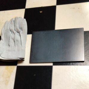 バーベキュー鉄板6㍉218㍉×150㍉革手袋サービス