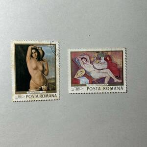 1969 年 ルーマニア ポスト・ロマーナ - ピントゥーラ - テオドール・パラディ 切手 海外切手