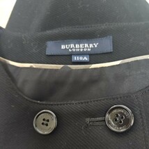 BURBERRY　バーバリー　ジャンパースカート　黒　110cm　裏地付き　三陽商会_画像3