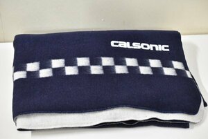 【未使用】CALSONIC カルソニック ブランケット 毛布 100×140cm 日本製 ①