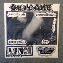 Outcome Outcome Vinyl 7インチ nyhc metalcore powerviolence punk crust hardcore_画像2