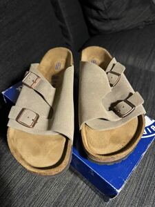 BIRKENSTOCK ビルケンシュトック ZURICH チューリッヒ ベージュ トープ スエード 42 レギュラーフィット　27cm