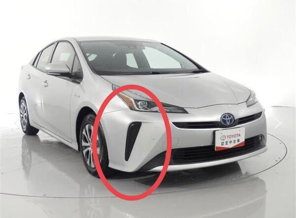 プリウス50系 Prius 後期フォグカバー【D329b】
