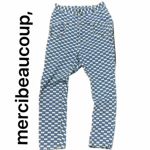 mercibeaucoup, メルシーボークー デニム サルエルパンツ S