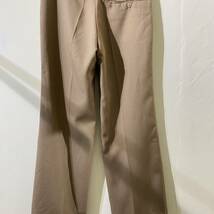 vintage euro wool poly flare pants ヨーロッパ古着 ビンテージ フレアパンツ ブーツカット ベルボトム ウールパンツ 60s 70s_画像7