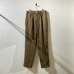 vintage military wool poly dress brown pants イギリス軍 古着 ミリタリー ウールポリドレスブラウンパンツ 軍物 ビンテージ