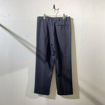 vintage military No.3 dress black wool poly pants イギリス軍 古着 ビンテージ ミリタリー ドレスブラックウールポリパンツ スラックス_画像9