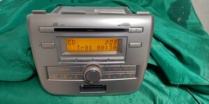 即決！ワゴンR MH23S 純正オーディオ デッキ CDプレーヤー/FM/AM/MP3　PS-3075J-C　送料無料！！