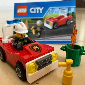 LEGO レゴ　シティ 消防車 30347　LEGO CITY ミニフィグセット