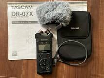 ■送料無料■TASCAM DR-07X タスカム リニア PCMレコーダー USBオーディオインターフェース ステレオオーディオレコーダー 音響機材_画像1