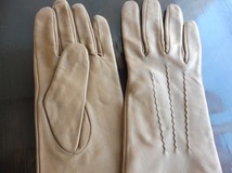 F.lli Forino イタリア製　本革裏地シルク手袋 ロンググローブ ブランド サイズ7　未使用_画像3