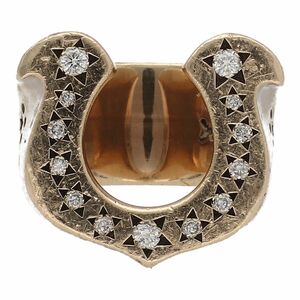 [ used ] TENDERLOIN Tenderloin hose shoe ring diamond men's lady's jewelry 23025515 AO