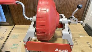 ASADA アサダ ドレンクリーナ H-150 レッド //手動式配水管掃除機排水溝配 管清掃 // 排水管洗浄 // 中古品//