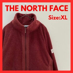 【美品】古着　フワフワ　ノースフェイス　フリースジャケット　レディース　XL