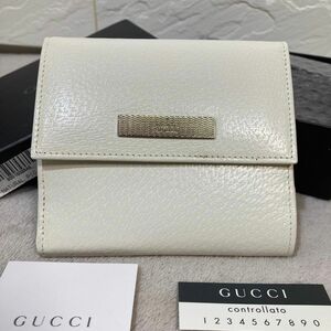 新品　GUCCI グッチ　 財布 レザー ウォレット 銭入れ