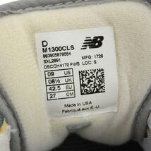 ◆ニューバランス New Balance M1300CLS US9 27cm グレー Made in USA 室内使用美品 難あり_画像8