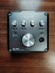 【格安スタート】TASCAM US-366 オーディオインターフェース　動作未確認　ジャンク品