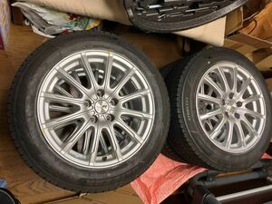 新型 プリウス VRX3 195/60R17 7J 5H 114.3 +38 ライズ ハイブリッド ロッキー 2021 9分山 60系 ブリジストン ブリザック