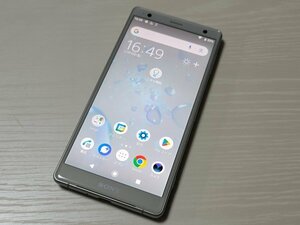 　★【36284WM】 完動品 SoftBank 702SO SONY Xperia XZ2 リキッドシルバー SIMロック解除済 1円 ! 1スタ !