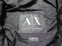 ■1214■A|X ARMANI EXCHANGE アルマーニ エクスチェンジ●ダウンベスト S 黒●_画像3