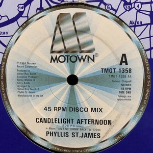 ◆ Phyllis St. James - Candlelight Afternoon ◆12inch UK盤 DISCOヒット!!