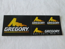 旧ロゴ グレゴリー GREGORY ミニステッカーシート グレゴリー GREGORY 旧ロゴ gregory GREGORY 旧ロゴ ステッカー_画像1